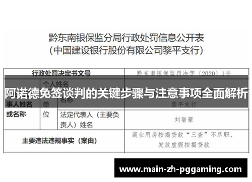 阿诺德免签谈判的关键步骤与注意事项全面解析